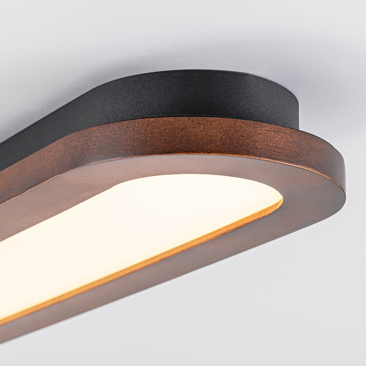 Lumisca Integrated  LED Wood Integrated Traditional Flush Mount (47") Brightelier