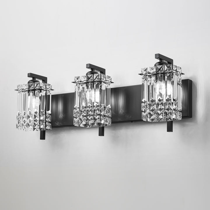 Modern 3-Light Crystal Sconce with Rainbow Sparkle

3-Light Crystal Wall Fixture for Modern Glam Bathrooms

Refined Crystal 3-Light Vanity Light for Over Mirror

Glamorous 3-Light Crystal Wall Light for Vanity Space

3-Light Crystal Mirror Light for Luxurious Bathrooms

Crystal Glam 3-Light Wall Mount for Makeup Mirrors

Sophisticated 3-Light Crystal Wall Sconce for Hallways

3-Light Crystal Bathroom Vanity Sconce with Cut Glass
