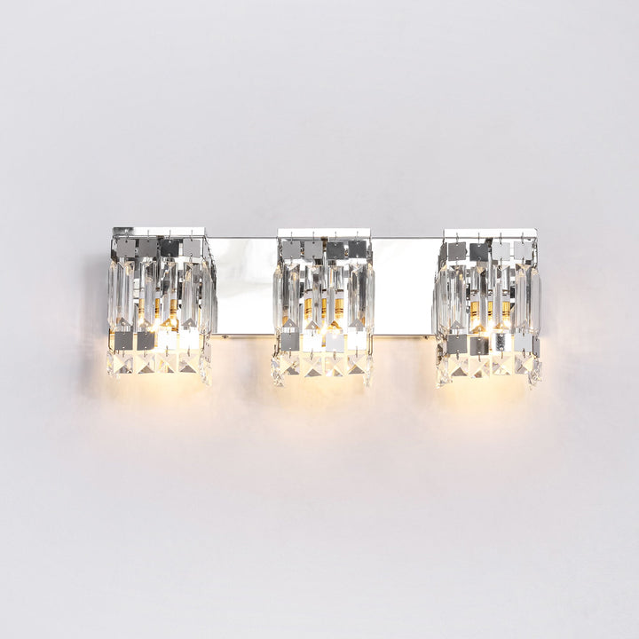 Ballora 3-Light Dimmable Crystal Modern Wall Sconce (19") My Store