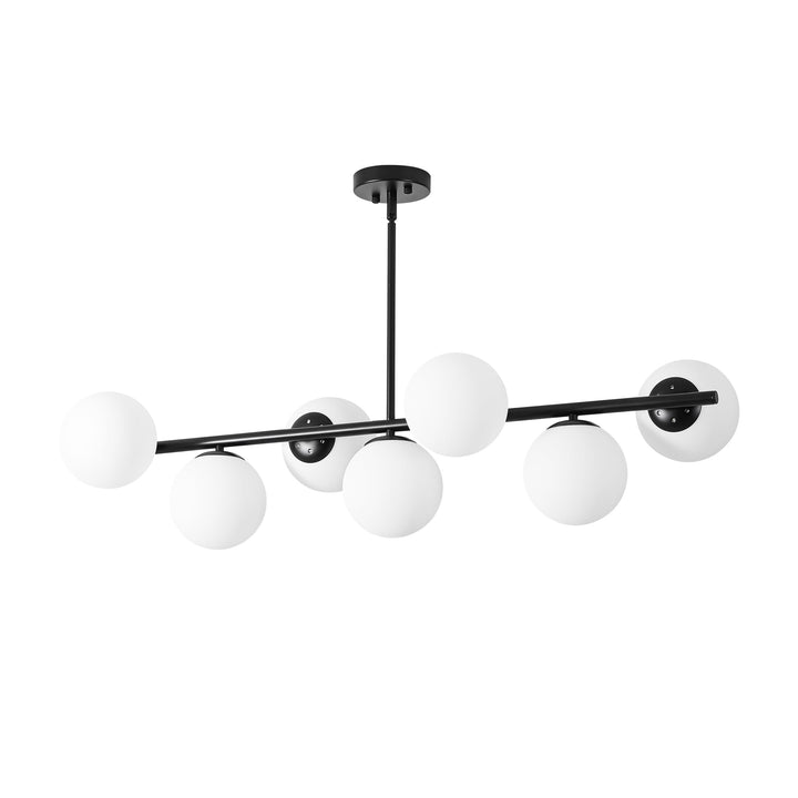 Veylin 7-Light Dimmable Glass Transitional Globe Chandelier (40") My Store