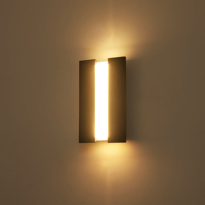 Waveler 1-Light Dimmable Wood LED Modern Wall/Ceiling Mounted Light (12") My Store