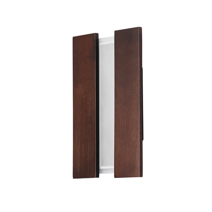 Waveler 1-Light Dimmable Wood LED Modern Wall/Ceiling Mounted Light (12") My Store