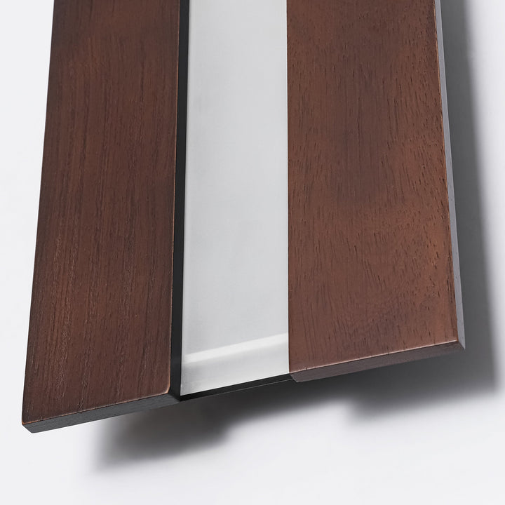 Waveler 1-Light Dimmable Wood LED Modern Wall/Ceiling Mounted Light (12") My Store