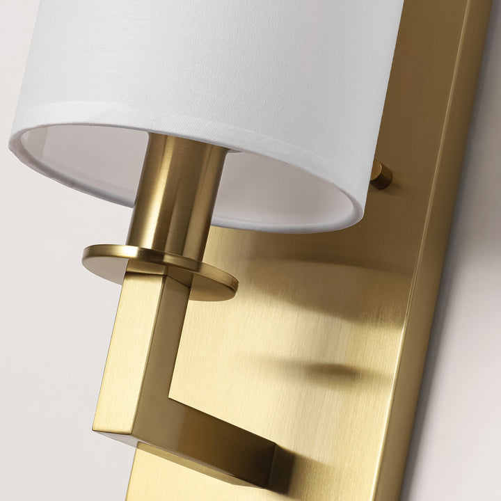Tranquix 1-Light Dimmable Fabric Boho Shaded Wall Sconce (12") My Store