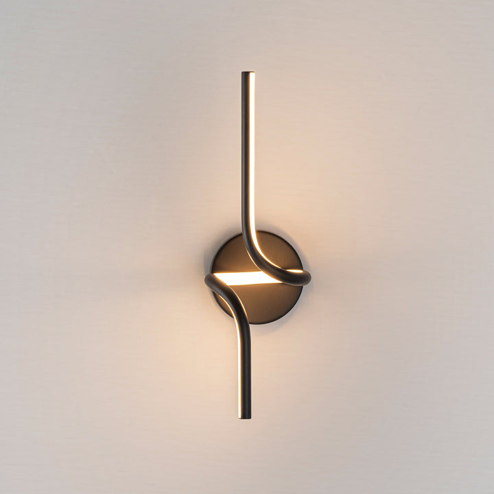 Avenlo 1-Light Dimmable LED Contemporary Curved Wall Sconce(15") My Store